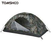 Tomshoo 1/2 Person Ultralight Σκηνή Κάμπινγκ Μονής Στρώσης Φορητή Σκηνή Πεζοπορίας Αντι-UV επίστρωση UPF 30+ για ψάρεμα σε εξωτερικό χώρο στην παραλία