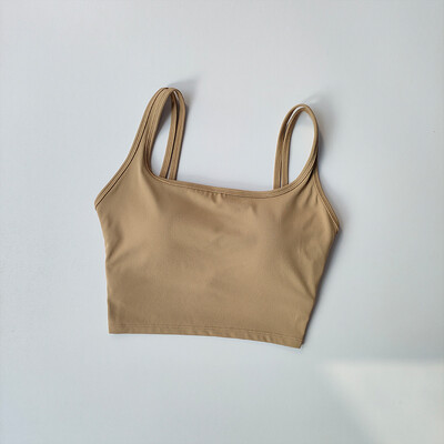 Λουράκι ώμου σε σχήμα U Όμορφη πλάτη Γυναικείο σουτιέν γιόγκα που απορροφά τους κραδασμούς Αθλητικό σουτιέν Γιλέκο για τρέξιμο και γυμναστική