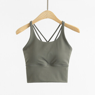 Αθλητικό σουτιέν χωρίς νικέλιο Γυναικείο γυμναστήριο για τρέξιμο φανελάκι Αθλητικό γιλέκο γυμναστικής Εσώρουχα αντικραδασμικά Push Up σουτιέν γιόγκα