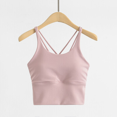 Αθλητικό σουτιέν χωρίς νικέλιο Γυναικείο γυμναστήριο για τρέξιμο φανελάκι Αθλητικό γιλέκο γυμναστικής Εσώρουχα αντικραδασμικά Push Up σουτιέν γιόγκα