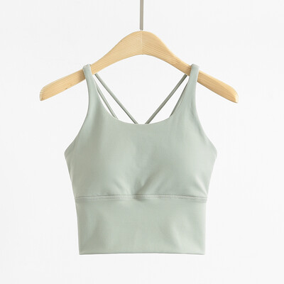 Αθλητικό σουτιέν χωρίς νικέλιο Γυναικείο γυμναστήριο για τρέξιμο φανελάκι Αθλητικό γιλέκο γυμναστικής Εσώρουχα αντικραδασμικά Push Up σουτιέν γιόγκα