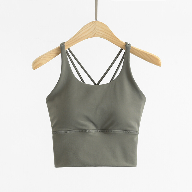 Αθλητικό σουτιέν χωρίς νικέλιο Γυναικείο γυμναστήριο για τρέξιμο φανελάκι Αθλητικό γιλέκο γυμναστικής Εσώρουχα αντικραδασμικά Push Up σουτιέν γιόγκα