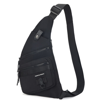 TOMSHOO Sling Backpack Chest Pack Τσάντα ώμου Τσάντα χιαστί για άνδρες Πεζοπορία Ταξίδια ποδηλασίας Αδιάβροχη μικρή τσάντα αποθήκευσης
