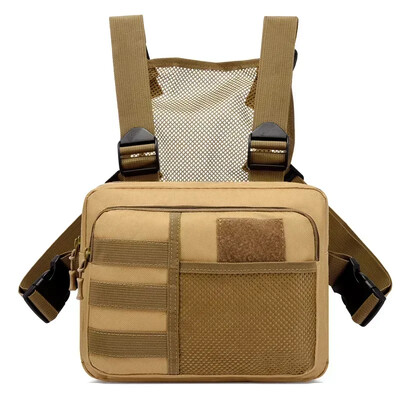 Tactics Vest Bag Streetwear Chest Bag Fashion Φορητές τσάντες Oxford Outdoor με πολλές τσέπες αδιάβροχες για ταξίδια για τρέξιμο