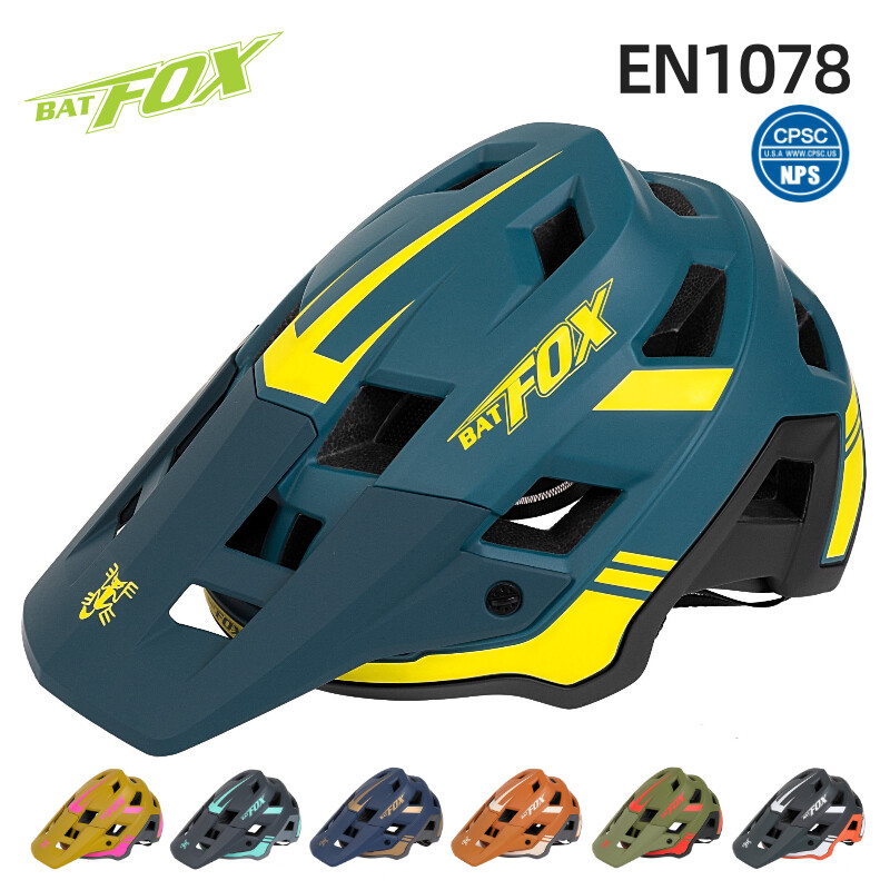 BATFOX Ποδηλατικό Κράνος Ανδρικό Γυναικείο Κράνος ορεινής ποδηλασίας Mtb Ενσωματωμένο κράνος ποδηλάτου δρόμου Αγωνιστικό Καπάκι ασφαλείας