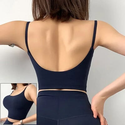 Cloud Hide AKTÍVNE dievčenské športové podprsenky, cvičebné spodné prádlo, tielko, domáce joga, skrátené tielko XL, tanec, beh, vesta, sexi fitness tričko