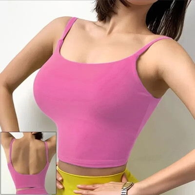 Cloud Hide AKTÍVNE dievčenské športové podprsenky, cvičebné spodné prádlo, tielko, domáce joga, skrátené tielko XL, tanec, beh, vesta, sexi fitness tričko