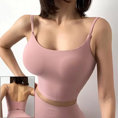 Cloud Hide AKTÍVNE dievčenské športové podprsenky, cvičebné spodné prádlo, tielko, domáce joga, skrátené tielko XL, tanec, beh, vesta, sexi fitness tričko