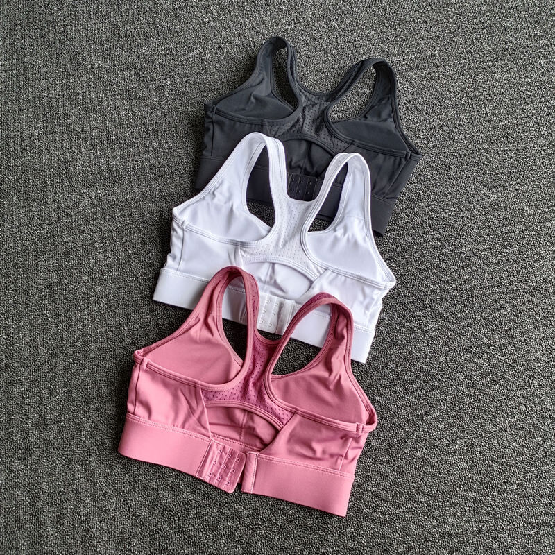 Dámska športová podprsenka, podprsenka na jogu, podprsenky do posilňovne, crop top, push-up podprsenky, cvičebné tielka, sieťované spodné prádlo na chrbte, dámska braletka