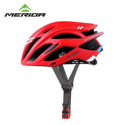 Merida Ρυθμιζόμενο κράνος ποδηλάτου δρόμου για άνδρες και γυναίκες, αδιάβροχο δίχτυ, ποδηλασία βουνού, αφαιρούμενα καπάκια ασφαλείας για σκέιτμπορντ