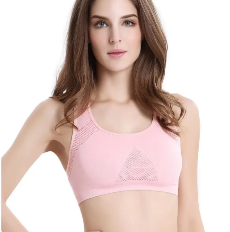 Γυναικείο αθλητικό σουτιέν που απορροφά τον ιδρώτα που αναπνέει με επένδυση, γυμναστήριο, γυμναστική για τρέξιμο, εσώρουχα για γιόγκα χωρίς ραφή