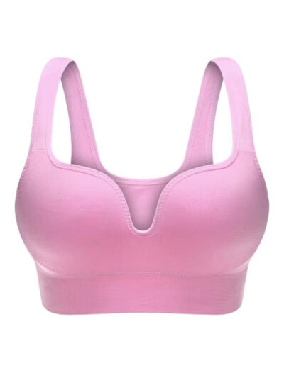 Γυναικεία αθλητικά σουτιέν Πουκάμισο γιόγκα γυμναστικής γιλέκο τρεξίματος Εσώρουχα με επένδυση σουτιέν Crop Sports workout Top Ασύρματο Push Up Brassiere