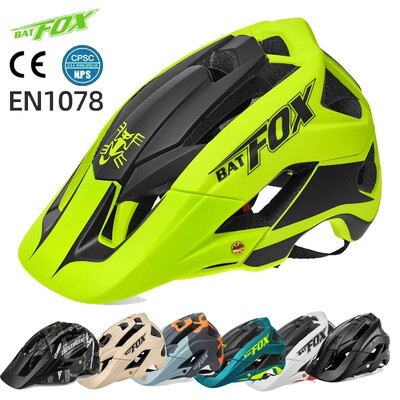Ποδηλατικό κράνος Batfox MTB Ενσωματωμένο κράνος ποδηλάτου βουνού DH Καπάκι ασφαλείας Αθλητικό Ποδηλατικό αγώνα δρόμου εκτός δρόμου Κράνος Γυναικείο άντρες