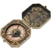 Unikátny vianočný pirátsky kapitánsky kompas Pirátska loď darček Vintage halloweenská párty Luxusná pirátska loď darček kompas