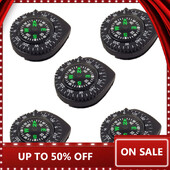 5 ks mini prenosný kompasový remienok na hodinky, navigačný kompas, náramkový popruh na hodinky, navigačný kompas, popruh na hodinky, prežitie