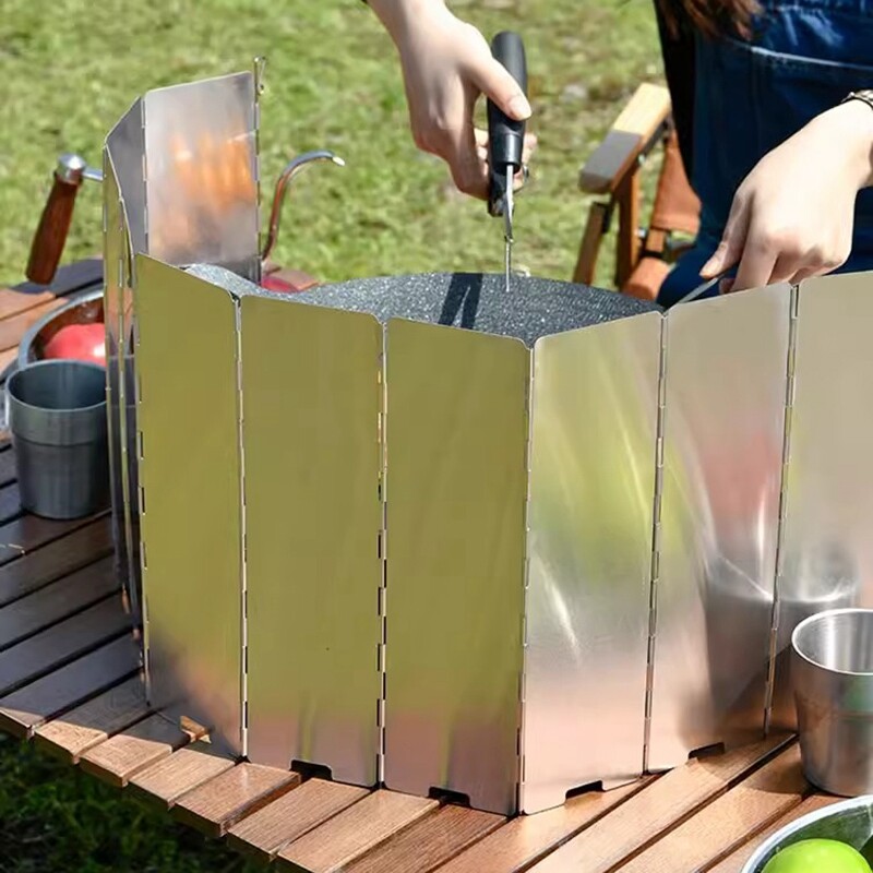 Σόμπα εξωτερικού χώρου Ανεμοθωράκιση Εξοπλισμός Κάμπινγκ Πτυσσόμενη Σόμπα Παρμπρίζ Υπερελαφριές Κουζίνες Ανεμοστρόβιλοι Προμήθειες Κάμπινγκ