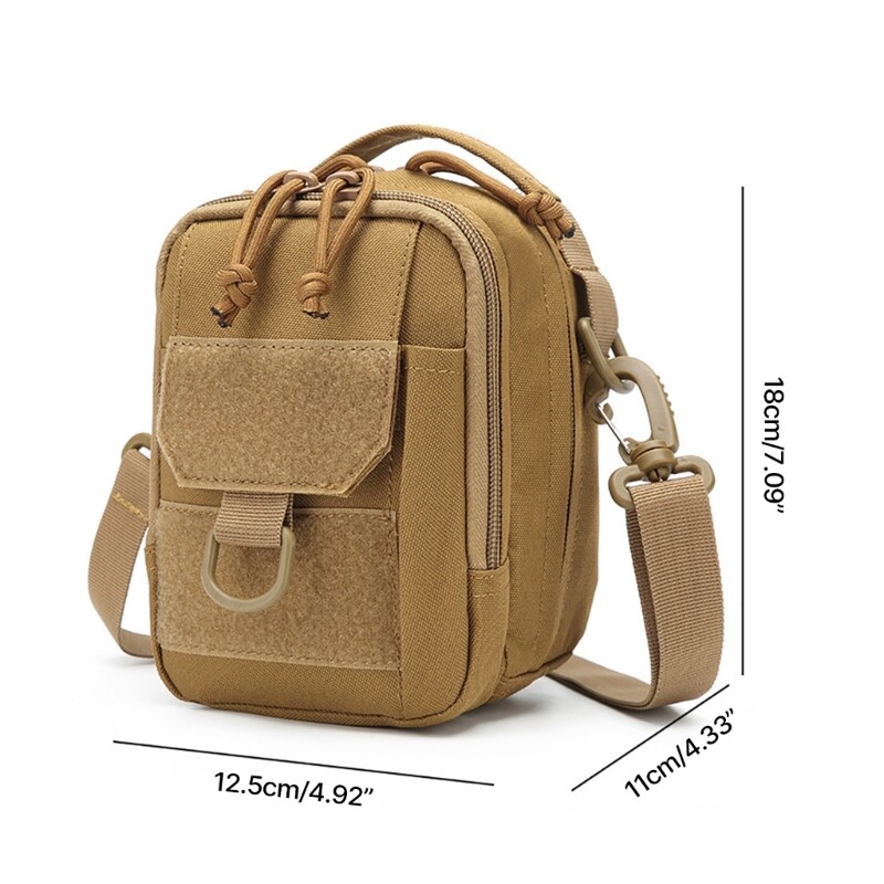 Taktinis krepšys, diržas, juosmens maišeliai Lauko daugiafunkciniai įtaisų maišeliai Telefono dėklai Pečių krepšys Važiavimas dviračiu Žygiai