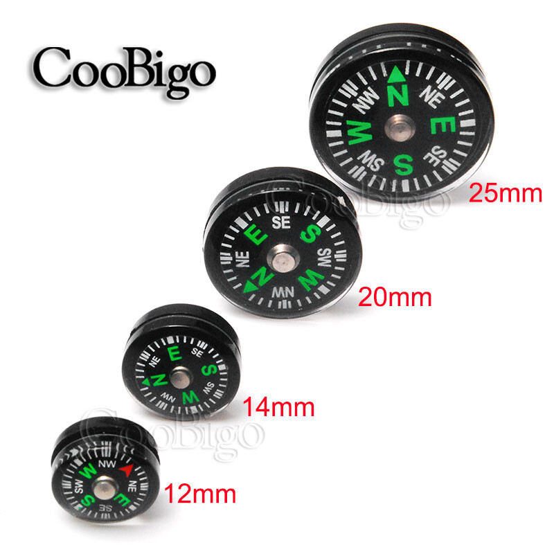 Prenosný kompas Ručné kompasy Trekking Horolezectvo Turistika Kempovanie Navigácia Vonkajšie núdzové prežitie Nástroje Plast 5 ks