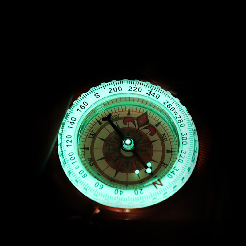 G50 kompasas gryno vario kišeninis laikrodžio taškas į šiaurę 45 g daugiafunkcis dengtas šviečiantis retro apverčiamas dangtelis kompasas žygiams pėsčiomis