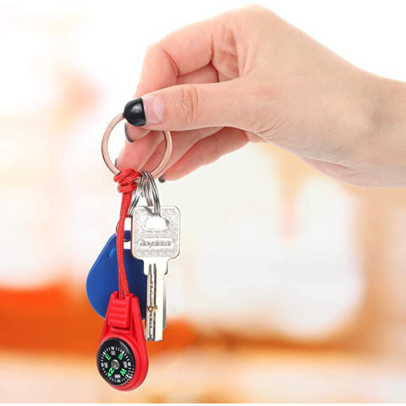 Mini busolă cu șnur, Kompas profesional multifuncțional, accesorii de supraviețuire, gadgeturi pentru exterior