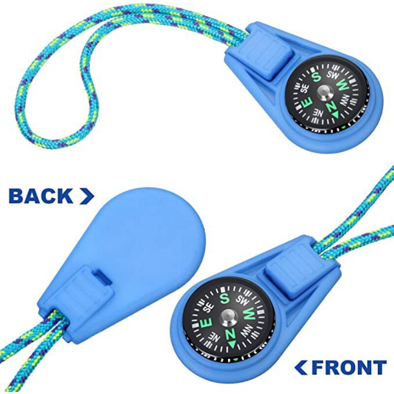 Mini busolă cu șnur, Kompas profesional multifuncțional, accesorii de supraviețuire, gadgeturi pentru exterior