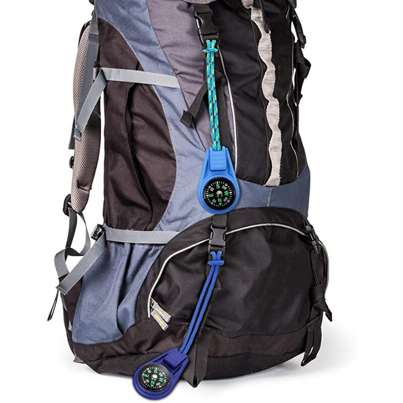 Mini busolă cu șnur, Kompas profesional multifuncțional, accesorii de supraviețuire, gadgeturi pentru exterior