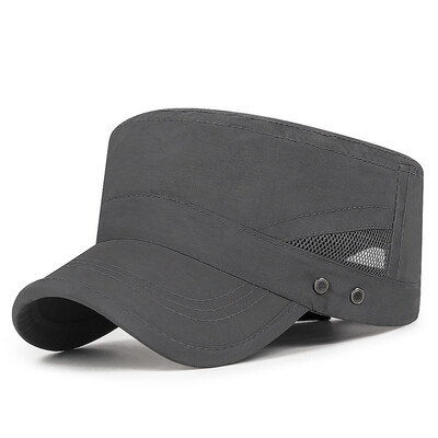 Καλοκαίρι γρήγορο στέγνωμα αναπνεύσιμο πλέγμα εξωτερικού χώρου Αθλητικό μαλακό επίπεδο καπέλο Ανδρικό καπέλο γυναικείο καπέλο μπέιζμπολ Ψάρεμα Τρέξιμο Πεζοπορία Καπέλο φορτηγού