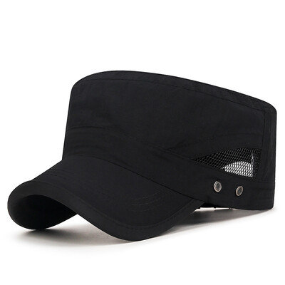 Καλοκαίρι γρήγορο στέγνωμα αναπνεύσιμο πλέγμα εξωτερικού χώρου Αθλητικό μαλακό επίπεδο καπέλο Ανδρικό καπέλο γυναικείο καπέλο μπέιζμπολ Ψάρεμα Τρέξιμο Πεζοπορία Καπέλο φορτηγού