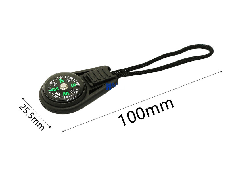 Instrumente în aer liber Camping multifuncțional Indicator busolă Mini breloc metalic Termometru pentru alpinism Cârlig cheie pentru drumeții Accesorii sportive