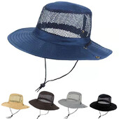 Elpojoša pārgājienu cepure Vasaras saules aizsardzības cepure ar platām malām salokāma kempinga kāpšanas skriešanas cepure āra aktivitātēm makšķerēšanas cepure