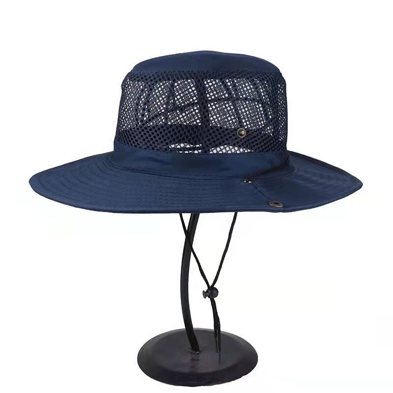 Elpojoša pārgājienu cepure Vasaras saules aizsardzības cepure ar platām malām salokāma kempinga kāpšanas skriešanas cepure āra aktivitātēm makšķerēšanas cepure