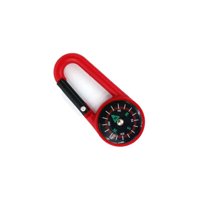 Mini lengvas kompasas, nešiojami karabininiai raktų pakabukų kompasai, lauko stovyklavimo įrankis, alpinizmo turizmo išgyvenimo įranga