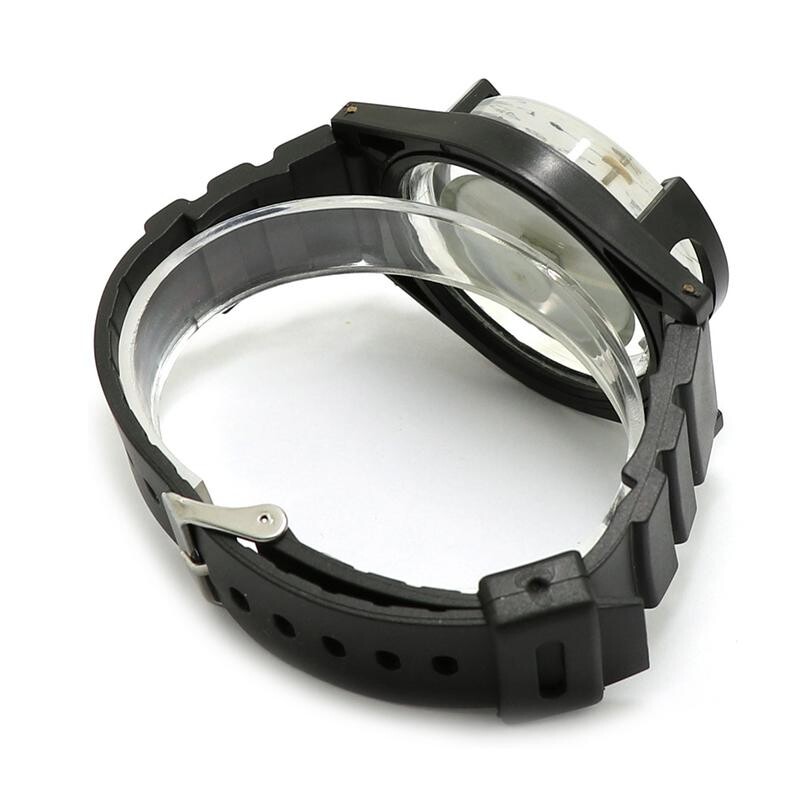 Vodotesný náramkový kompas pre outdoorovú turistiku, kempovanie, potápanie, vysoko presný profesionálny náramkový potápačský kompas 50 m/164 stôp