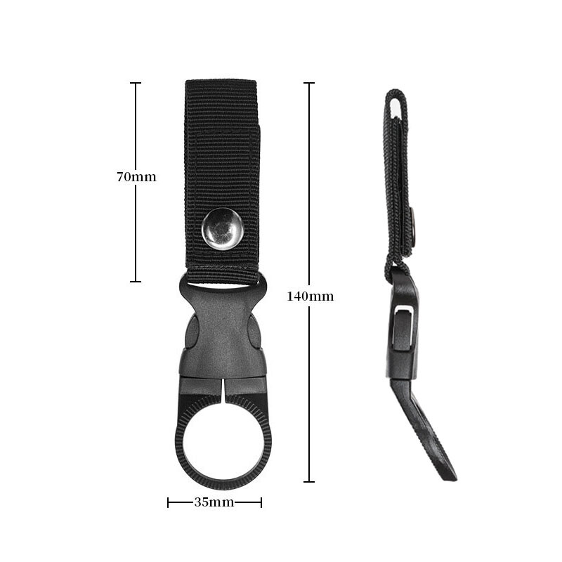 Molle Webbing σακίδιο πλάτης Πόρπη για θήκη για μπουκάλια νερού Κλιπ ζώνης για μπρελόκ για υπαίθρια πεζοπορία Αξεσουάρ κάμπινγκ