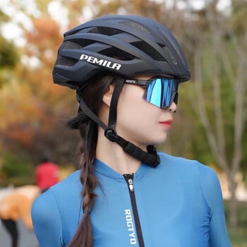 PEMILA Нова ултралека велосипедна каска Road Mtb Bicycle Helmet Safety Cap Racing Bike Equipment Women Men In-Mold Bicycle Helmet