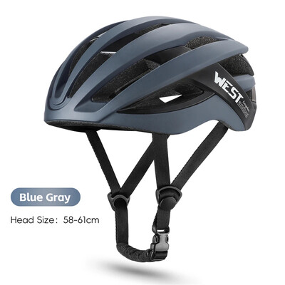 WEST BIKING Ποδηλατικά κράνη Λευκό ποδήλατο δρόμου Ενσωματωμένο κράνος Πολύχρωμα αεροδυναμικά κράνη Ζευγάρια Αθλητικός εξοπλισμός ασφαλείας