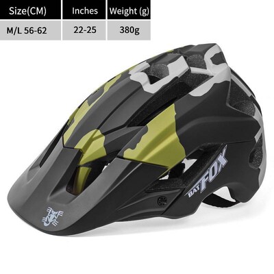 BATFOX MTB Mountain Bike Κράνος ποδηλάτου cross country Ανδρικό ελαφρύ κράνος ασφαλείας Κράνος βουνού Ελαφρύ κράνος