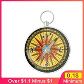 Busolă de buzunar metalic Busolă de supraviețuire pentru camping Busolă cu miez interior de înaltă calitate Busolă pentru drumeții pentru copii Busolă metalică robustă