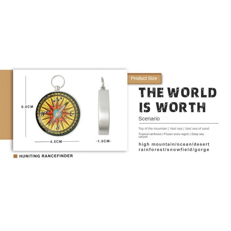 Busolă de buzunar metalic Busolă de supraviețuire pentru camping Busolă cu miez interior de înaltă calitate Busolă pentru drumeții pentru copii Busolă metalică robustă