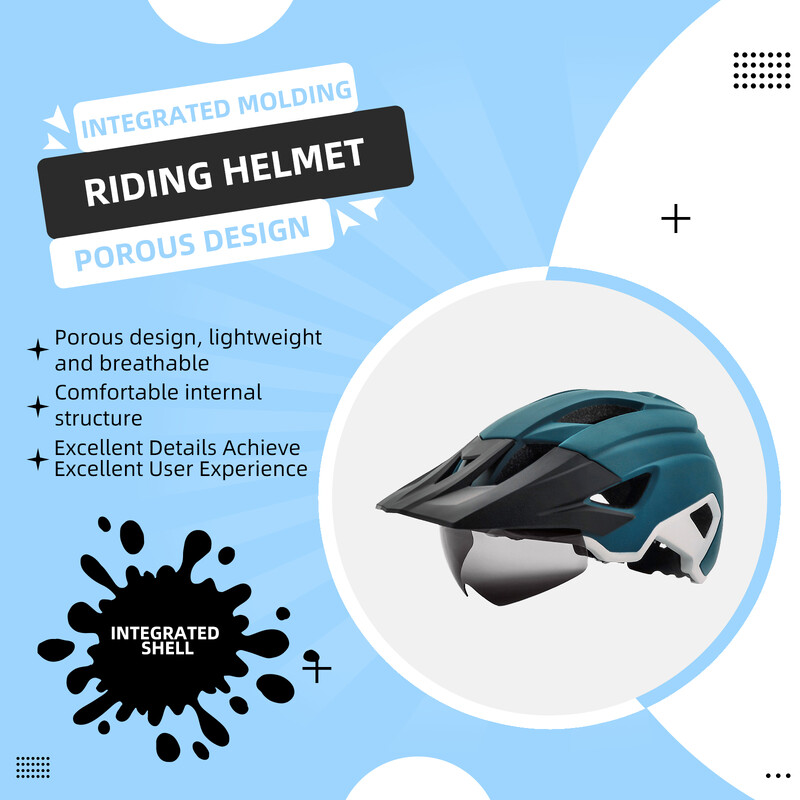 Κράνος ποδηλάτου βουνού, ενσωματωμένο κράνος μαγνητικών γυαλιών, εξαιρετικά ελαφρύ κράνος ποδηλάτου βουνού