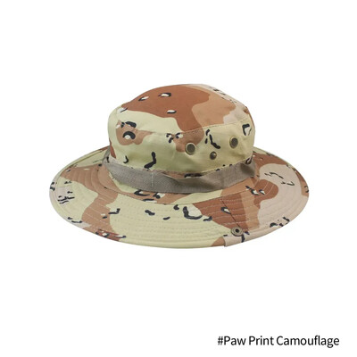 Νέο τακτικό καμουφλάζ Boonie Καπέλο Ανδρικά καπέλα με κάδο Κυνήγι Πεζοπορία Υπαίθρια Καπέλα ηλίου Panama Summer Cap