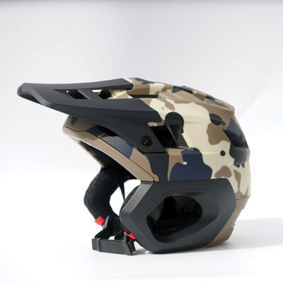 Κράνος ποδηλάτου βουνού Half Full Face MTB Cross Country Safety Ultralight Road Cycling Race Ενσωματωμένη προστασία αυτιών Motocross