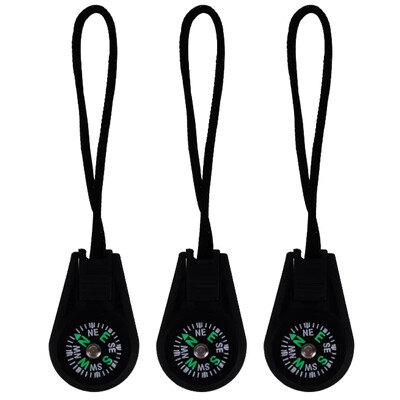 1/3 vnt. spalvingas išgyvenimo raktų pakabukas, užtrauktukas, mini kompasas, skirtas lauko kuprinei stovyklavimui žygiams, kišeninis navigatorius nuotykių įrankis