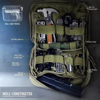 Equipmen Bag Outdoor Travel Functional Tool Bag Тактическа чанта Мъжка Gym Travel Collection Чанта за инструменти Голям капацитет Дамски трекинг чанти