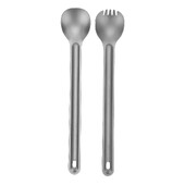 Camping Long Handle Spoon Eλαφρύ επιτραπέζιο σκεύος από τιτάνιο ανθεκτικό στη διάβρωση Spork/Spoon Camping Supplies