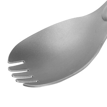 Camping Long Handle Spoon Eλαφρύ επιτραπέζιο σκεύος από τιτάνιο ανθεκτικό στη διάβρωση Spork/Spoon Camping Supplies