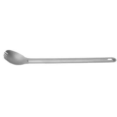 Camping Long Handle Spoon Eλαφρύ επιτραπέζιο σκεύος από τιτάνιο ανθεκτικό στη διάβρωση Spork/Spoon Camping Supplies