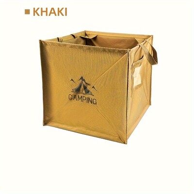 Φορητό γκαζόν & σακούλα απορριμμάτων φύλλων Πτυσσόμενο καλάθι βρώμικων ρούχων με λαβή Πτυσσόμενος κάδος ανακύκλωσης κάμπινγκ για πεζοπορία σε πικνίκ μπάρμπεκιου