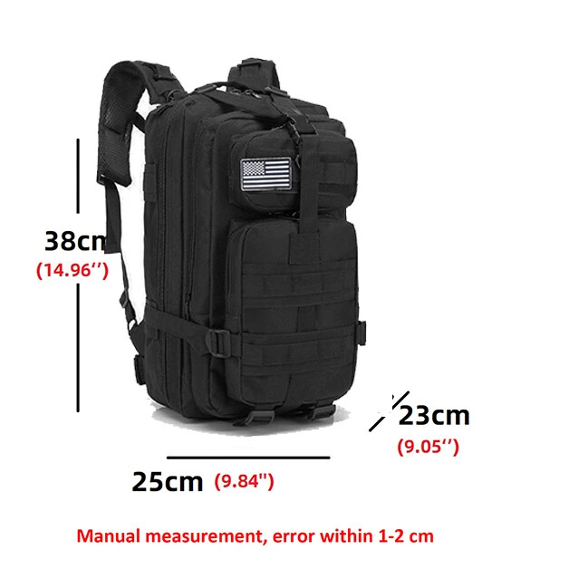 Ruksaci za vanjske aktivnosti od 25L Taktički sportovi Kampiranje Planinarenje Vodootporni ruksak za planinarenje Ribolov Lovačka torba