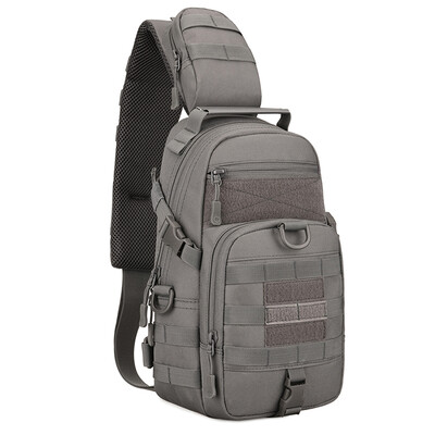 Protector Plus Tactical Sling Chest Pack Molle Military Nylon Τσάντα ώμου Ανδρική τσάντα χιαστί Στρατιωτική τσάντα για πεζοπορία σε εξωτερικό χώρο